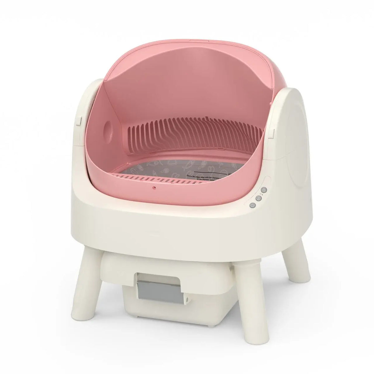 Open-Top Automatic Self-Cleaning Cat Litter Box with Odor Control, Pull & Wrap Waste Disposal, Sealed Drawer, 14-Day Scoop-Free, 6.5L & 7L Capacity