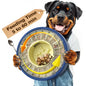 Adjustable Slow Feeder Bowl for Dogs, Interactive Puzzle Feeder with Anti-Gulping Design, Spinning Food Dispenser & Mental Enrichment Toy