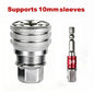 Universal Socket Wrench Tool, Adjustable Multi-Size Socket Adapter for 3/8-Inch Ratchet Wrench, Power Drill & DIY Repair