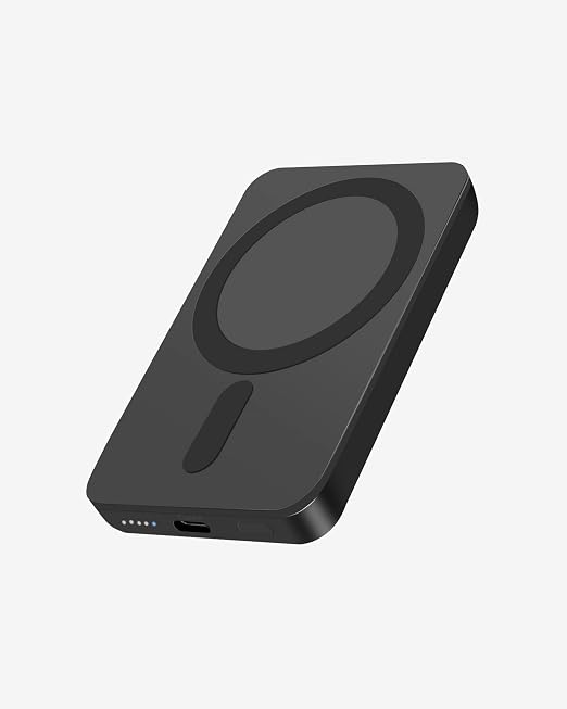 5000mAh Magnetic Wireless Power Bank for iPhone 12–17 Series, MagSafe Compatible Portable Fast Charging Battery Pack
