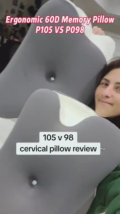 Cooling Memory Foam Neck Pillow, Adjustable Ergonomic Cervical Support Pillow with Breathable Removable Cover for Sleeping & Side SleepersEnjoy a 5%-12% discount when you buy 2 or more items.